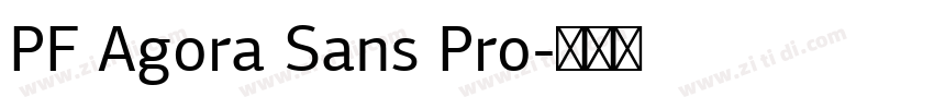 PF Agora Sans Pro字体转换
